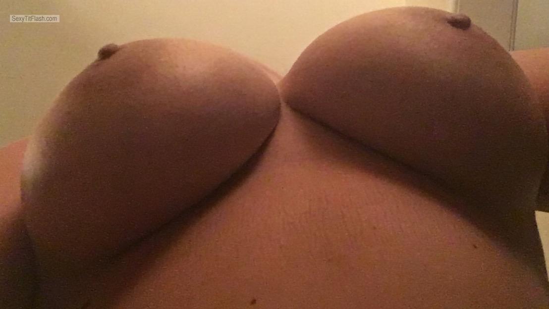Tit Flash: My Very Small Tits (Selfie) - Justboobies from United Kingdom